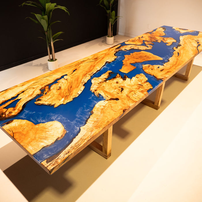 Our Biggest Project Yet: Crafting the Caribbean-Inspired Spalted Maple River Table