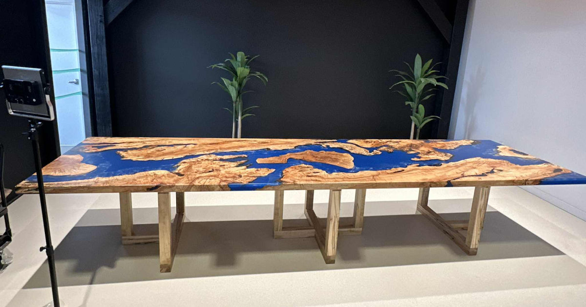 Epoxy River Tables: The Furniture Trend That Flows With Style
