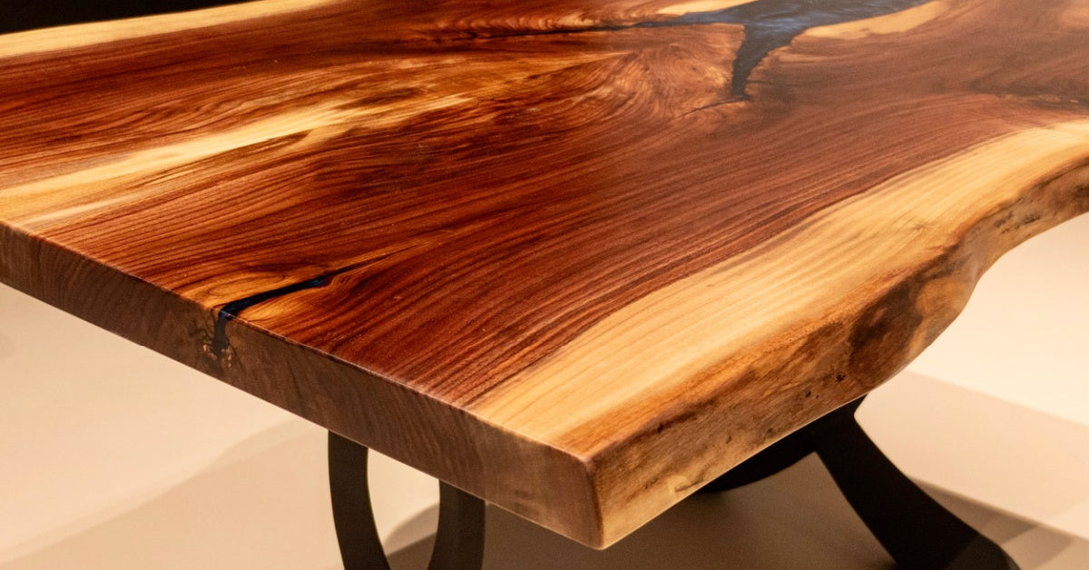 How to Care for and Maintain Live-Edge and Epoxy Furniture