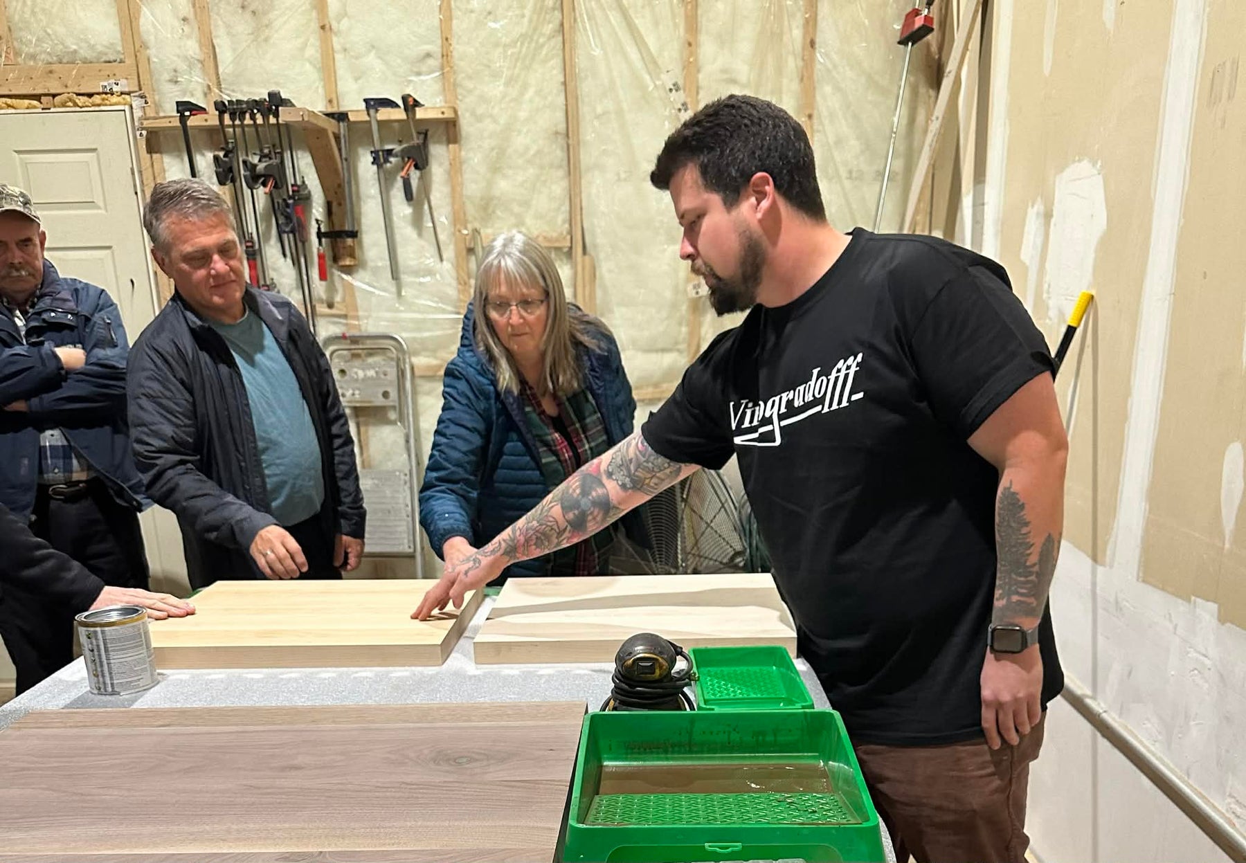 Finishing Seminar Recap: A Morning of Hands-On Learning at Vinogradofff Wood Shop